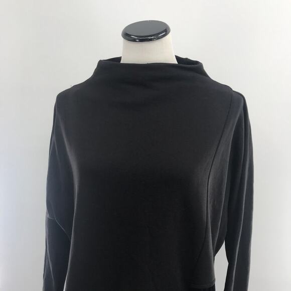 Urban by Alembika Asymmetrical Black Funnel Neck Dress XS - Picture 2 of 9